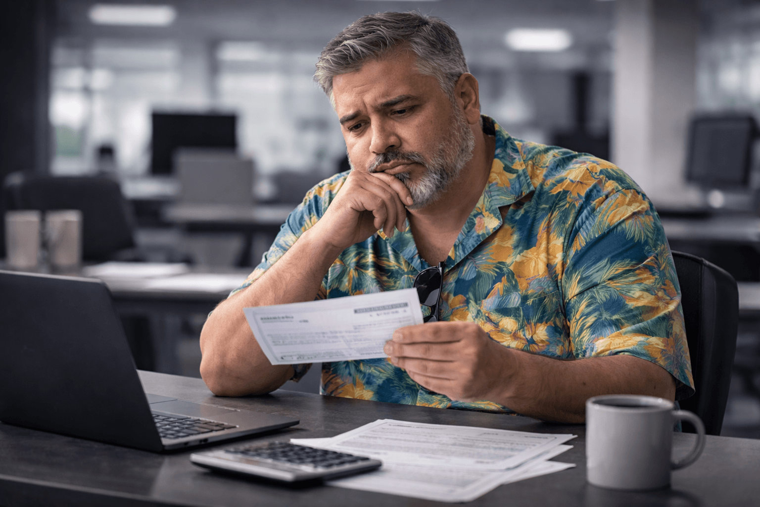 Employee reviewing paycheck and wondering whether unpaid wages may justify legal action